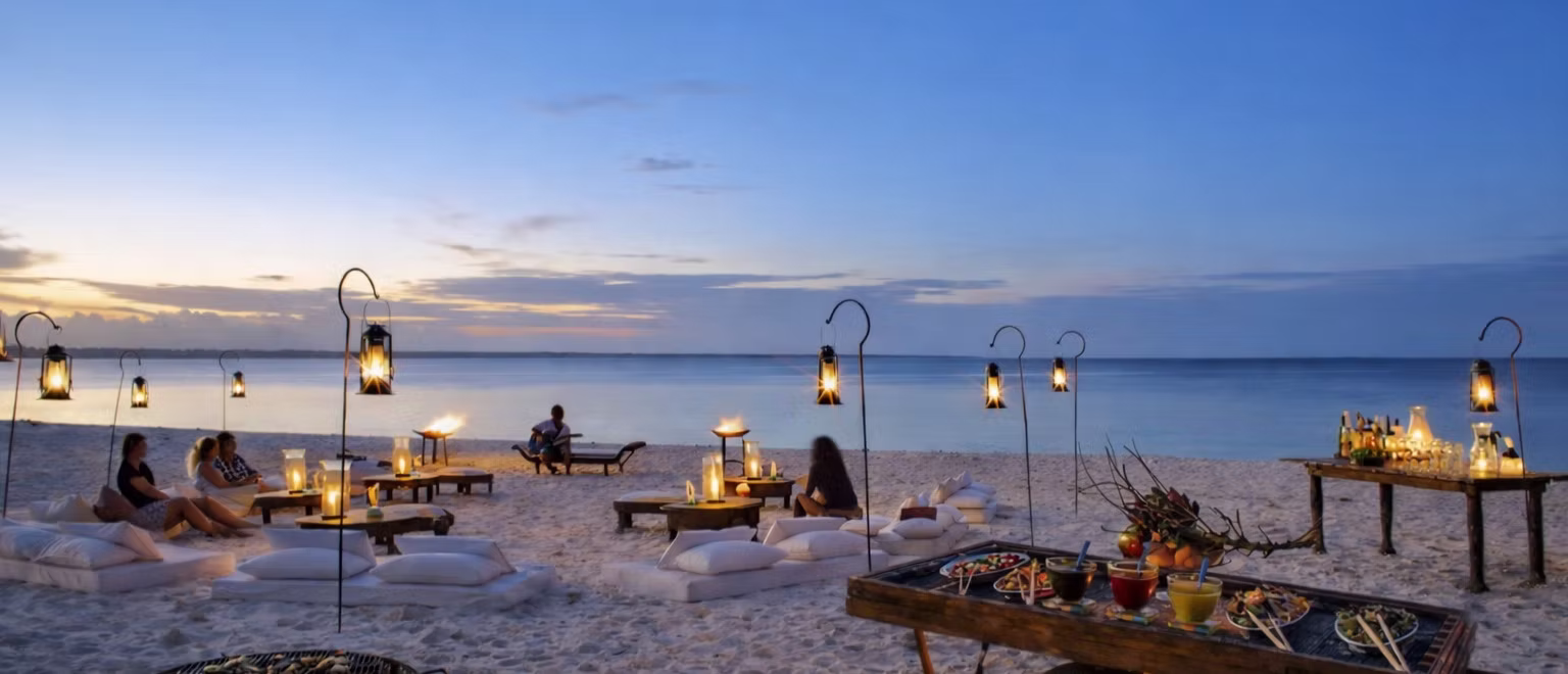 Privates Abendessen am Strand von Sansibar